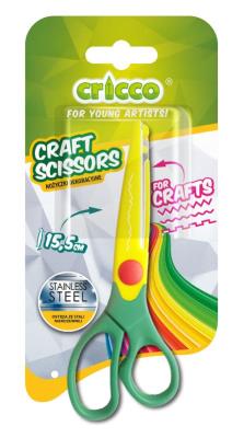 Nożyczki dekoracyjne Craft 15,5cm CRICCO. Wydawca: Cricco. SmakLiter.pl Opakowanie Nożyczki dekoracyjne Craft 15,5cm CRICCO
