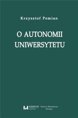 Okładka książki O autonomii uniwersytetu
