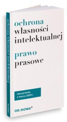 Ochrona własności intelektualnej... w.2020. Autor: Agnieszka Kaszok. SmakLiter.pl Okładka książki Ochrona własności intelektualnej... w.2020