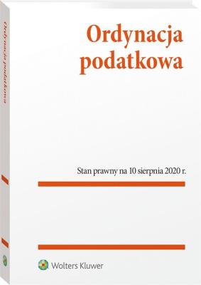 Okładka książki Ordynacja podatkowa