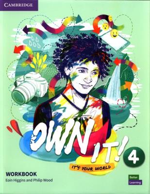 Own it! 4 Workbook. Autor: Higgins Eoin, Woodcock Philippa. SmakLiter.pl Okładka książki Own it! 4 Workbook