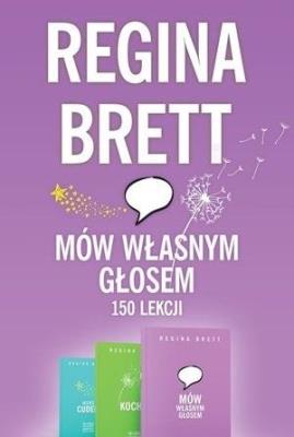 Pakiet: Mów własnym głosem/Kochaj/Jesteś cudem. Autor: Regina Brett. SmakLiter.pl Okładka książki Pakiet: Mów własnym głosem/Kochaj/Jesteś cudem