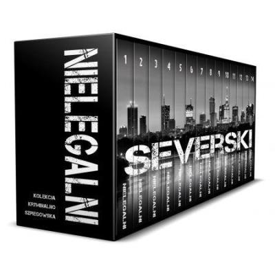Pakiet Nielegalni T.1-14. Autor: Vincent V. Severski. SmakLiter.pl Okładka książki Pakiet Nielegalni T.1-14