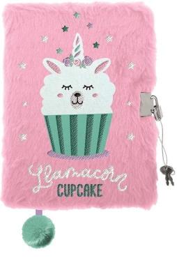 Opakowanie Pamiętnik z kłódką A5/96K Włochacz Lama