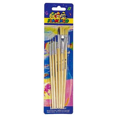 Opakowanie Pędzle drewniane 6szt