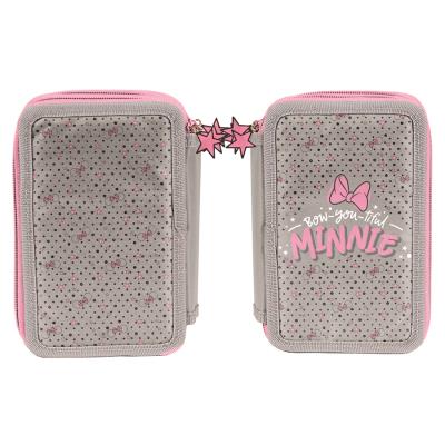 Opakowanie Piórnik 3 komorowy bez wyposażenia minnie dnf-023bw