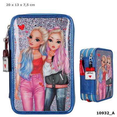 Opakowanie Piórnik potrójny z wyposażeniem TopModel Love Letters 10932A