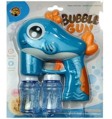 Pistolet na bańki mydlane niebieski. Wydawca: Lean Toys. SmakLiter.pl Opakowanie Pistolet na bańki mydlane niebieski