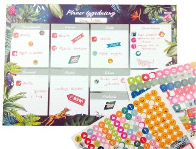 Opakowanie Planer B4/52K + naklejki 2xA5 Dżungla