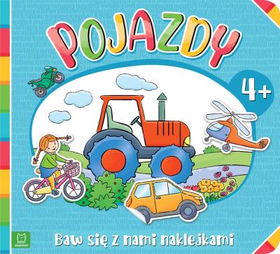 Okładka książki Pojazdy. Baw się z nami naklejkami