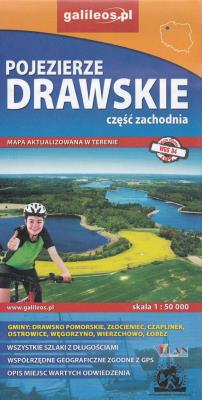 Pojezierze Drawskie część zachodnia Galileos (wyd. 2020). Autor: Opracowanie zbiorowe. SmakLiter.pl Okładka książki Pojezierze Drawskie część zachodnia Galileos (wyd. 2020)