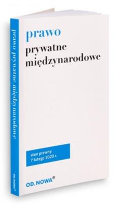 Prawo prywatne międzynarodowe 07.02.2020. Autor: Agnieszka Kaszok. SmakLiter.pl Okładka książki Prawo prywatne międzynarodowe 07.02.2020