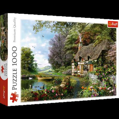 Okładka książki Puzzle 1000 Urączy zakątek TREFL