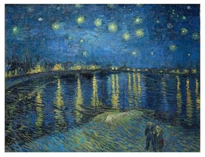 Opakowanie Puzzle 1000 Vincent van Gogh - Gwiaździsta noc