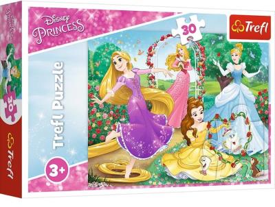 Opakowanie Puzzle 30 Być księżniczką Disney Princess TREFL