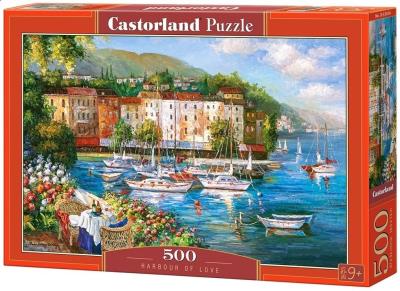 Opakowanie Puzzle 500 Harbour of Love CASTOR
