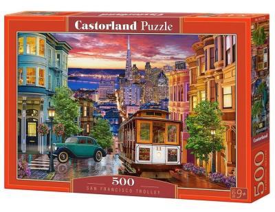 Opakowanie Puzzle 500 San Francisco Trolley CASTOR