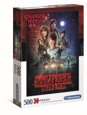 Puzzle 500 Stranger Things. Wydawca: Clementoni. SmakLiter.pl Opakowanie Puzzle 500 Stranger Things