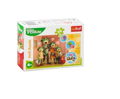 Opakowanie Puzzle 54 mini Wesoły świat Treflików 2 TREFL