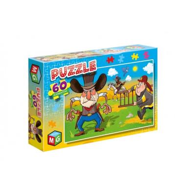Opakowanie Puzzle 60 Kowboje Strażacy