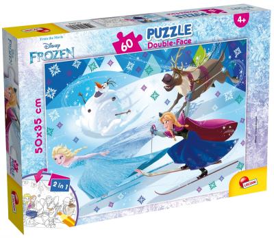 Opakowanie Puzzle dwustronne Plus 60 Frozen 2