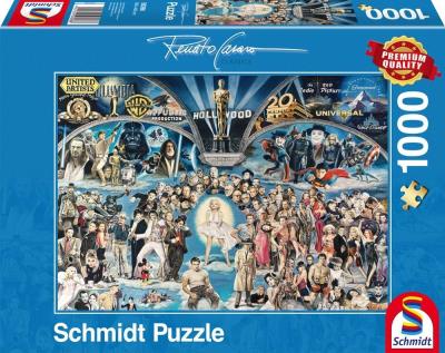 Puzzle PQ 1000 Hollywood G3. Wydawca: Schmidt. SmakLiter.pl Opakowanie Puzzle PQ 1000 Hollywood G3
