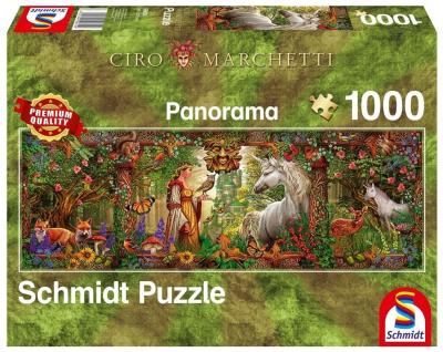 Opakowanie Puzzle PQ 1000 Magiczny las G3