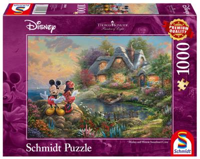 Puzzle PQ 1000 Myszka Miki & Minnie (Disney) G3. Wydawca: Schmidt. SmakLiter.pl Opakowanie Puzzle PQ 1000 Myszka Miki & Minnie (Disney) G3