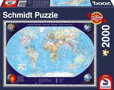 Puzzle PQ 2000 Nasz świat G3. Wydawca: Schmidt. SmakLiter.pl Opakowanie Puzzle PQ 2000 Nasz świat G3