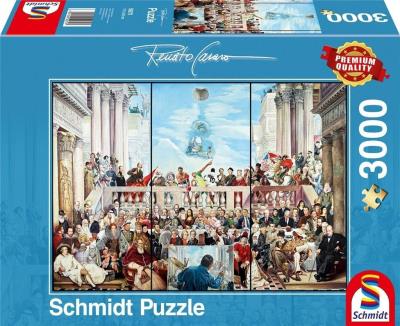 Puzzle PQ 3000 Tak przechodzi się do historii G3. Wydawca: Schmidt. SmakLiter.pl Opakowanie Puzzle PQ 3000 Tak przechodzi się do historii G3