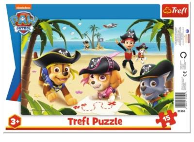 Opakowanie Puzzle ramkowe 15 Przyjaciele z Psiego Patr. TREFL