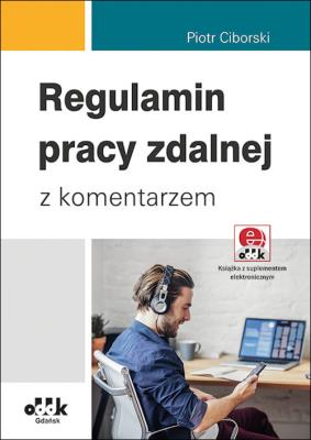 Okładka książki Regulamin pracy zdalnej z komentarzem