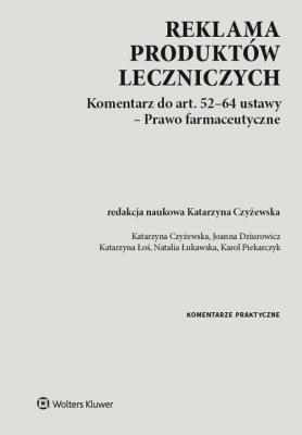 Okładka książki Reklama produktów leczniczych