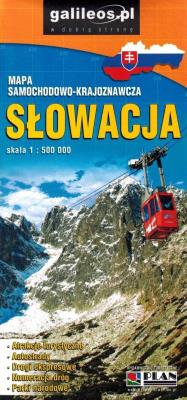 Słowacja 1:500 000. Mapa samochodowo-krajoznawcza wyd. 2020. Autor: Opracowanie zbiorowe. SmakLiter.pl Okładka książki Słowacja 1:500 000. Mapa samochodowo-krajoznawcza wyd. 2020