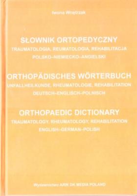 Okładka książki Słownik ortopedyczny pol-niem-ang