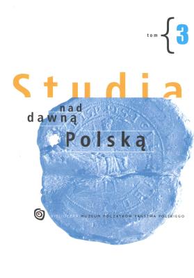 Studia nad dawną Polską T.3. Autor: Sawicki Tomasz. SmakLiter.pl Okładka książki Studia nad dawną Polską T.3