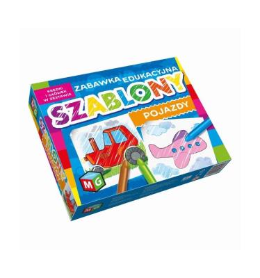 Szablony pojazdy. Wydawca: MULTIGRA. SmakLiter.pl Opakowanie Szablony pojazdy