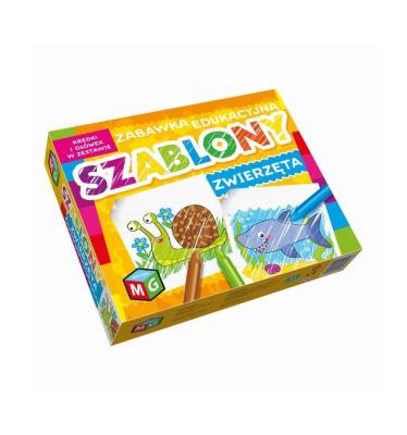 Szablony zwierzęta. Wydawca: MULTIGRA. SmakLiter.pl Opakowanie Szablony zwierzęta