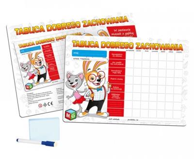 Opakowanie Tablica dobrego zachowania Biała