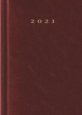 Opakowanie Terminarz 2021 B7 Madrid bordowy