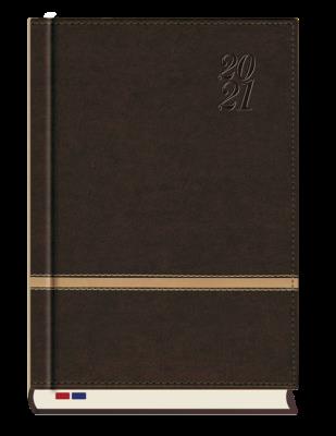 Opakowanie Terminarz 2021 Konsul MiP ciemny brąz