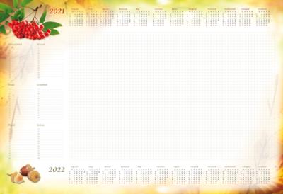 Opakowanie Terminarz 2021 Planer B3 z listwą MiP Jarzębina