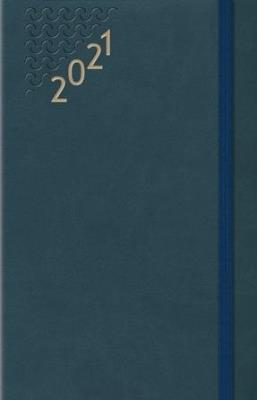Opakowanie Terminarz 2021 Średni B6 Flex z gumką granatowy