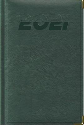 Opakowanie Terminarz 2021 Średni B6 Lux Złocony zielony