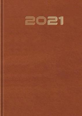 Opakowanie Terminarz 2021 Standard B6 brązowy