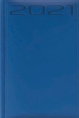 Opakowanie Terminarz 2021 Standard B6 print niebieski