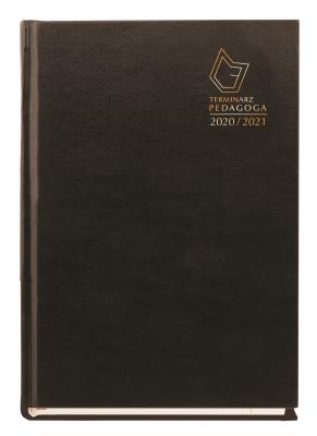 Terminarz Pedagoga 2013/14 czarny. Autor: T-150V-V. SmakLiter.pl Okładka książki Terminarz Pedagoga 2013/14 czarny