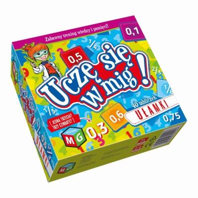 Ułamki - Uczę się w mig. Wydawca: MULTIGRA. SmakLiter.pl Opakowanie Ułamki - Uczę się w mig
