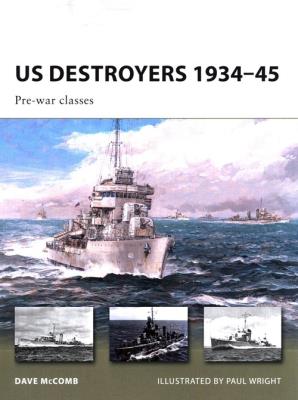 US Destroyers 1934-45. Autor: McComb Dave. SmakLiter.pl Okładka książki US Destroyers 1934-45