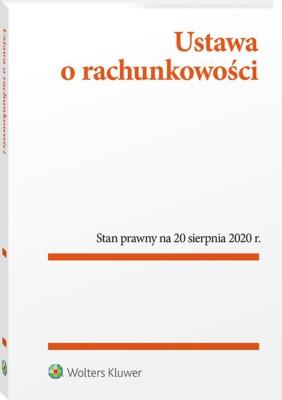 Okładka książki Ustawa o rachunkowości